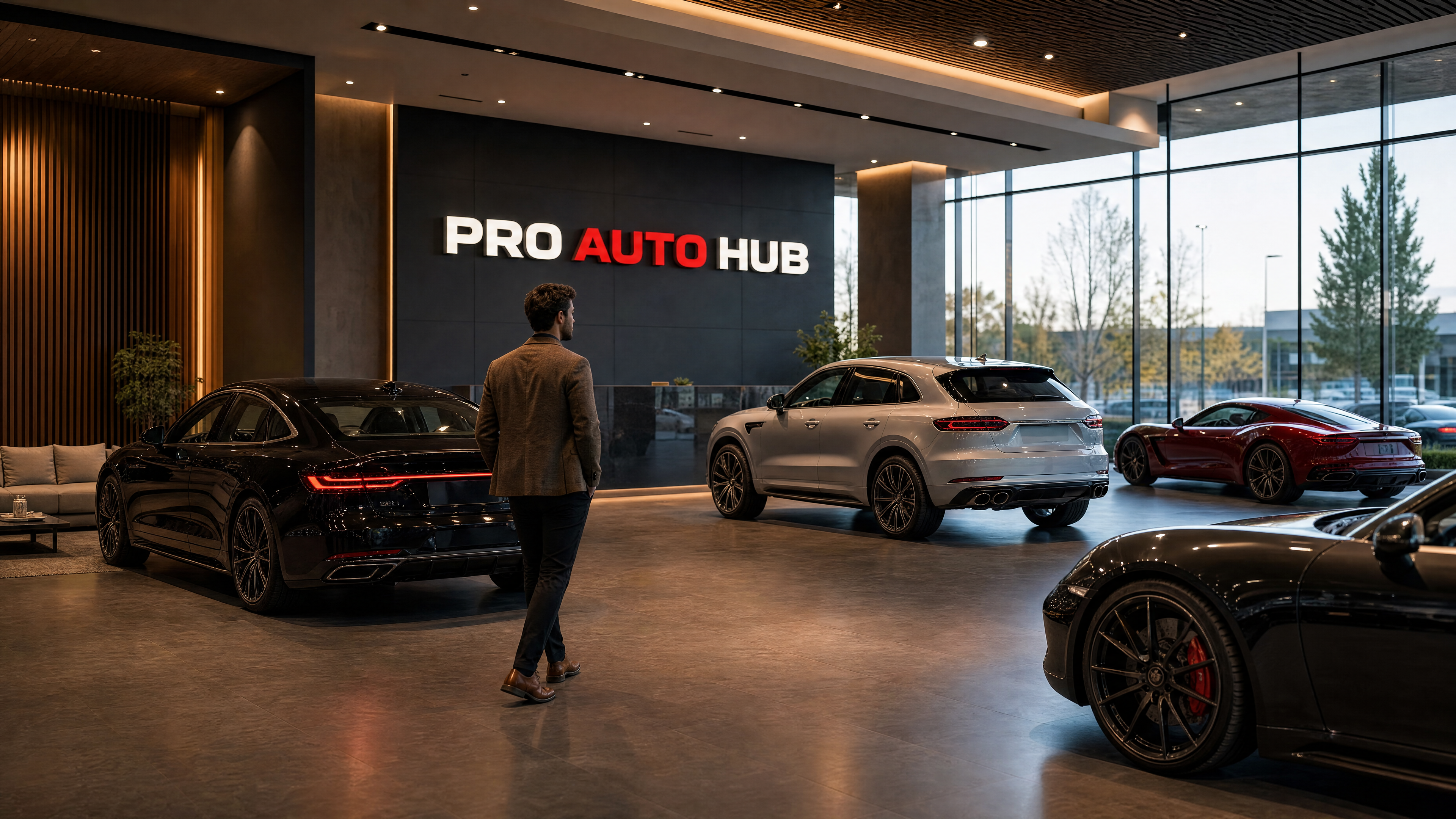 A row of vehicles available to browse on a dealership lot